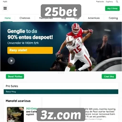 Comparativo das promoções e bônus do 25bet